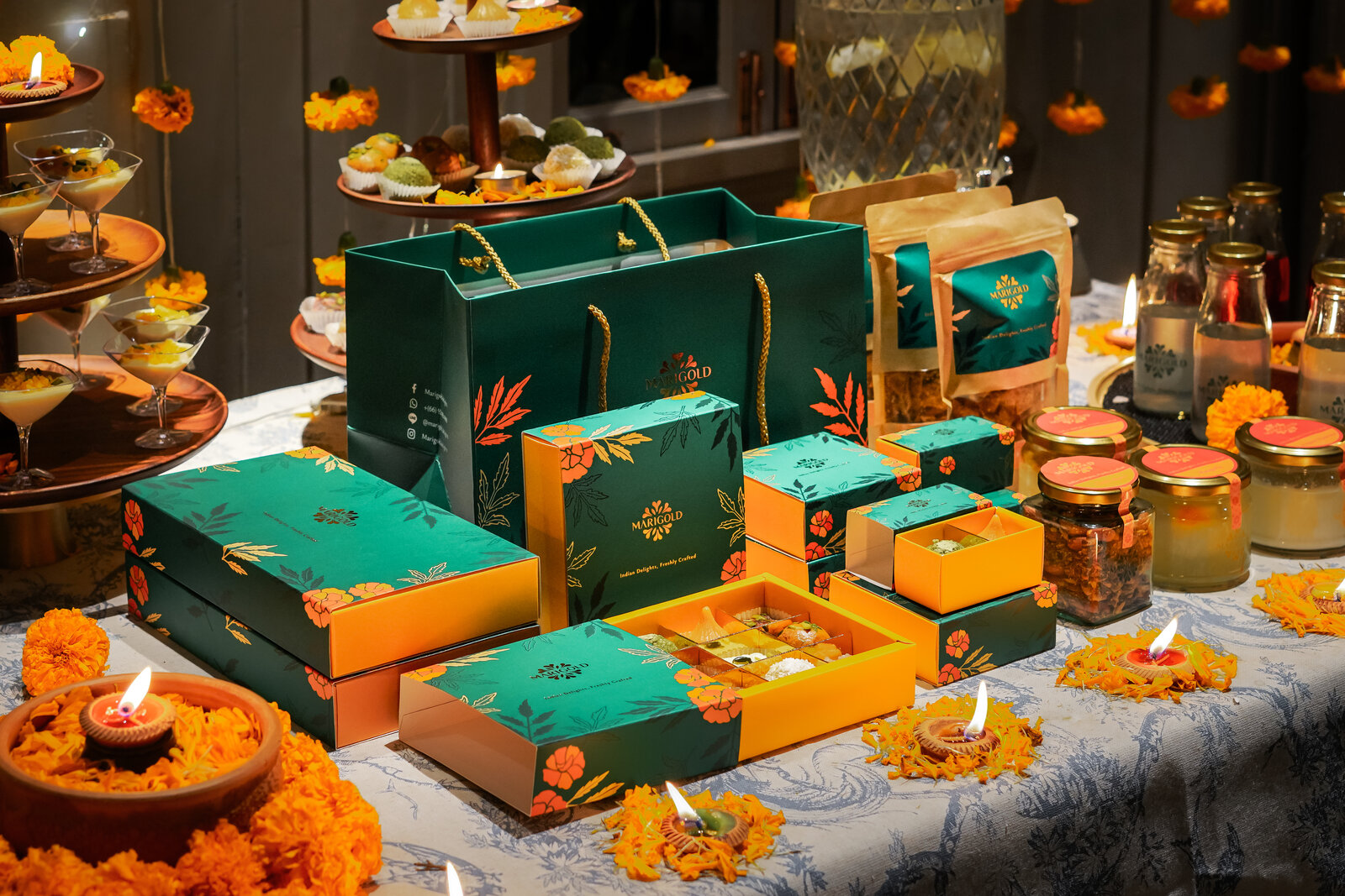 A Marigold packaged hamper